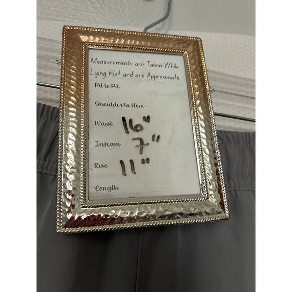 Leg3nd Men’s Athletic Shorts Gray Casual Workout Gym Running Hiking Pockets Med - Picture 8 of 9